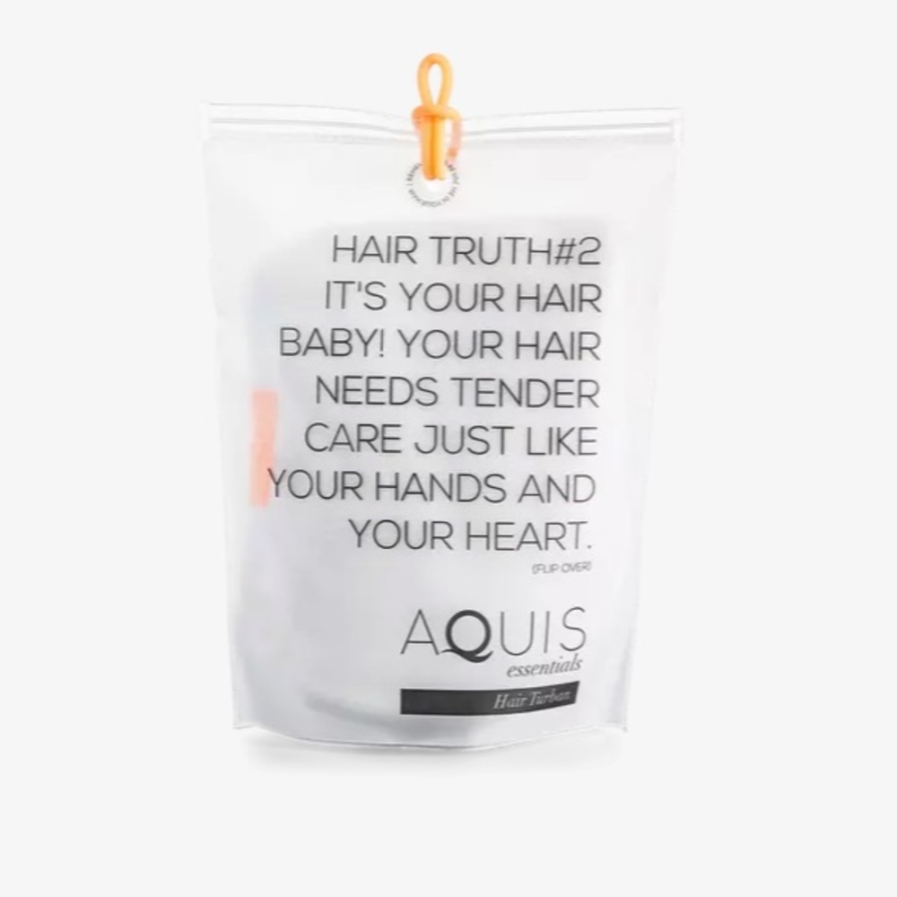 Aquis luxe hair towel turban
